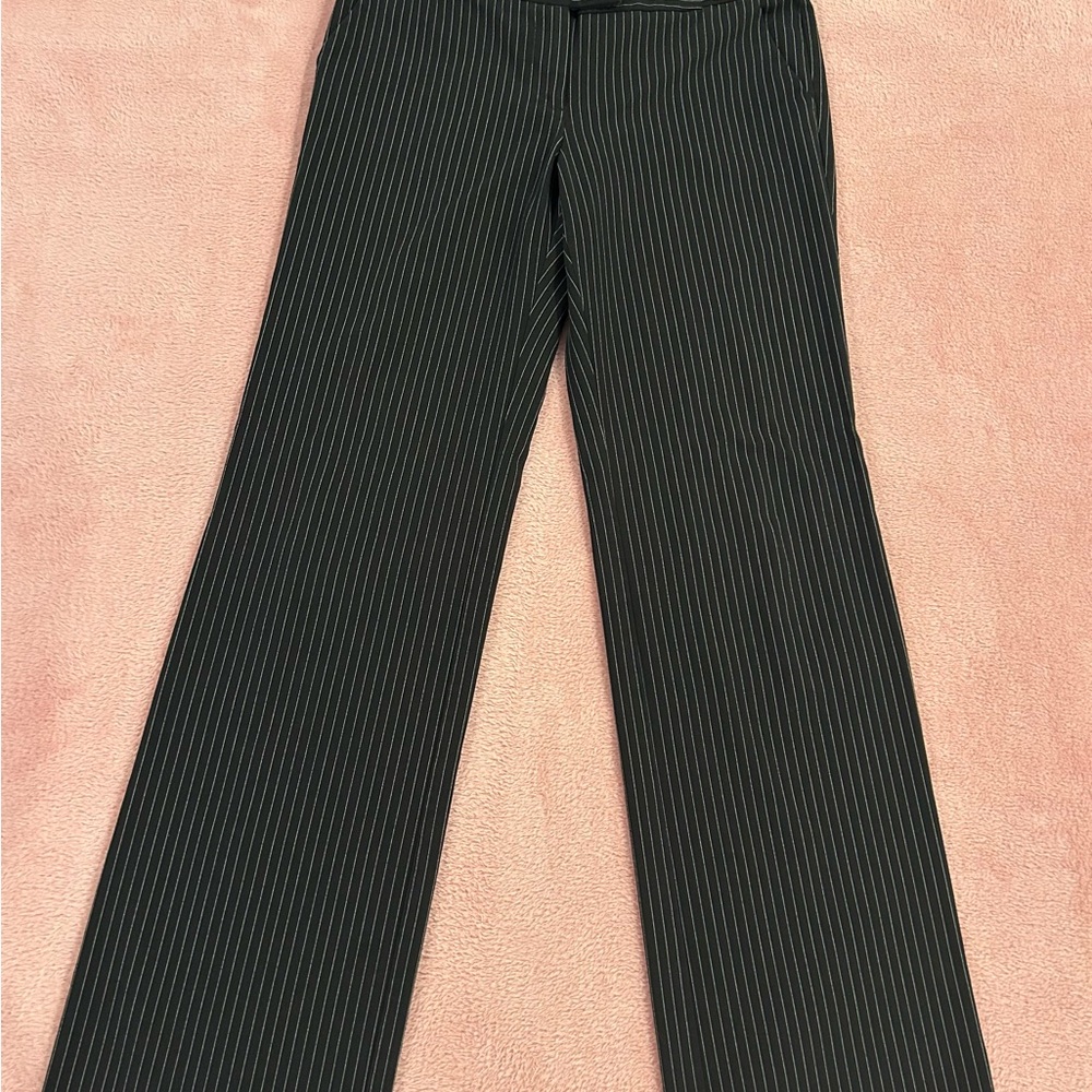 Victoria's Secret Black Pinstripe Dress Pants